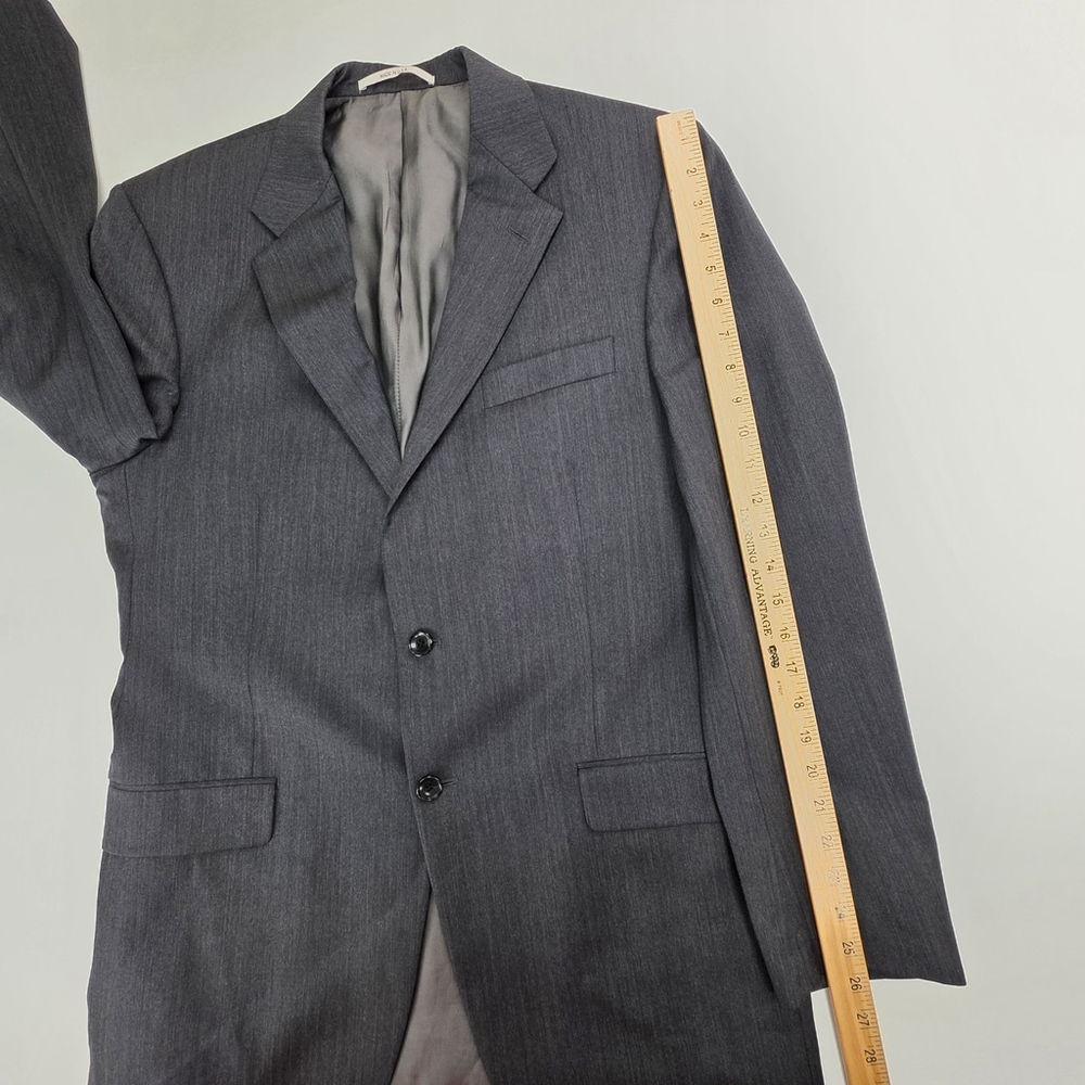 Quiet Luxury Hickey Freeman Herringbone Suit Men’s 42L USA Tailored - Picture 13 of 16